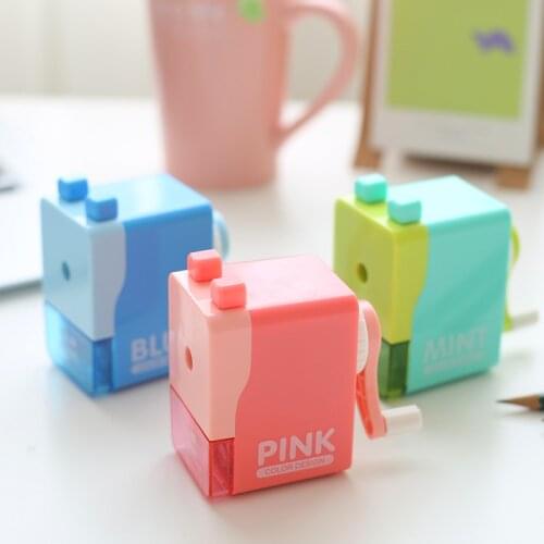 Deli 0739 Mechanical Pencil Sharpeners Material Escolar Stationery Knife Sharpener Mini Knife mini Pencil Sharpeners For Kids
