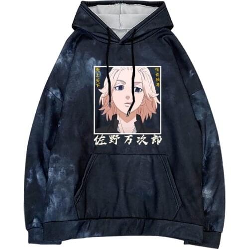 Tokyo Revengers Men Anime Hoodie Harajuku Hooded Sweatshirts Japanese Streetwears Women Pullovers Hoody