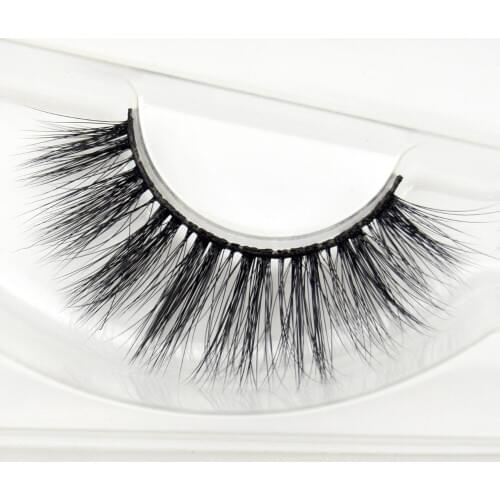 Visofree False Eyelashes Natural Fake Lashes Long Makeup 3D Mink Lashes Eyelash Extension Mink Eyelashes for Beauty D35