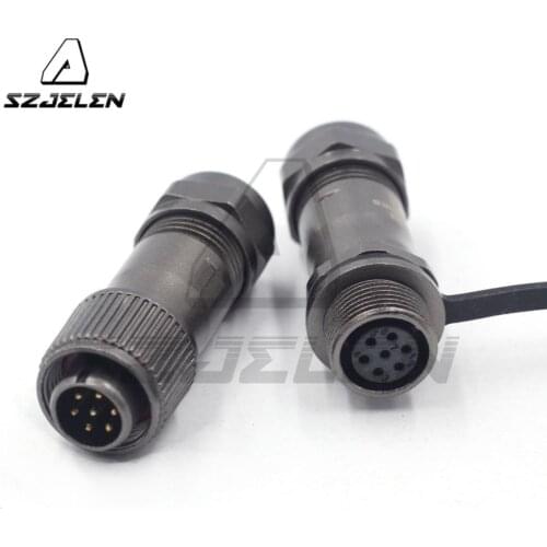 WEIPU ST12 series 7pin Waterproof Connector Plug and Socket, IP67, LED Power Industrial Connector ,Automotive Connector