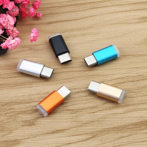 Type-C Jack Charger Adapter Type C Cable Charging Converter for Xiaomi mi6 Macbook Letv 2 Lenovo Zuk oppo google Nexus Huawei