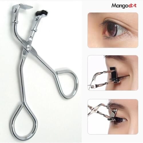 Mangodot 1pc High end Black Eyelashes Curler Fashion Eyelashories False Eyelash Suqqu lashes Curing Tweezers Beauty Makeup Tools
