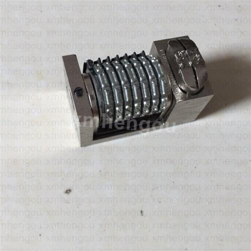 2 pieces 51 Tablet letterpress 7 digit Numbering Machine ticket coding machine offset printing Numbering Machine forward 1234567