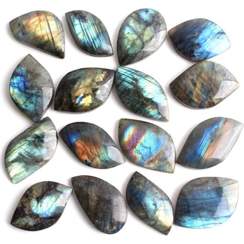20-40mm Multicoloured Flash/Fire Labradorite Freeform Pendant Gift Mineral Specimen Cabochon Gemstone