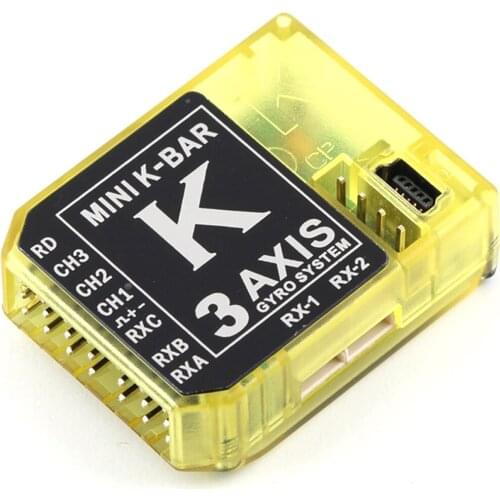 3Axis Gyro KBAR V2 5.3.4PRO K8 Flybarless Stabilization System For 450 500 550 600 RC Helicopter