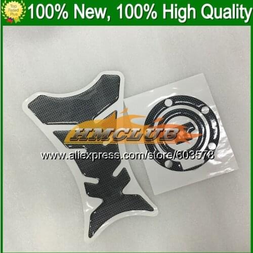3D Carbon Fiber Tank Pad For YAMAHA R6 YZFR6 03 04 05 YZF-R6 YZF600 YZF 600 YZF R6 2003 2004 2005 CL262 3D Gas Cap sticker decal