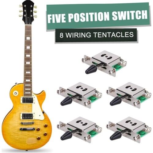 5 Pcs Pickup Selector Tone Switch Instrument Supplies Musical Enjoyable 5 Way for ST SQ Electric Guitars Parts Instrument