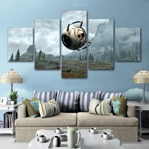 Home Decor 5 Pcs 5D Diy Diamond painting game v skyrim landscape full square round drill mosaic diamond embroidery