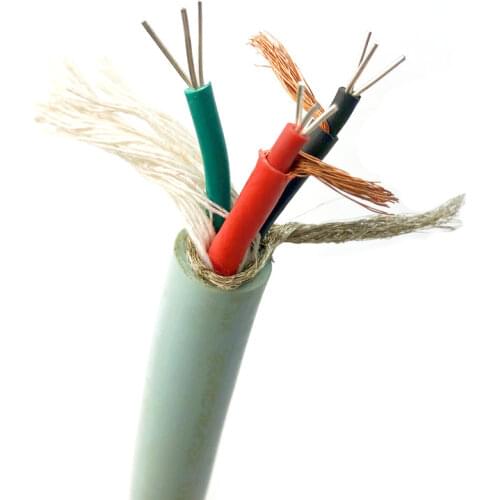 Audiophile Grand Mater OFC Silver DIY Audio Power Cable (Sell Per 0.5M)