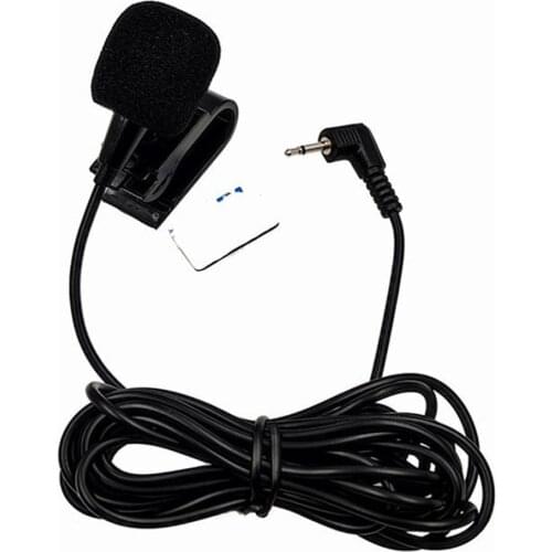 Car Audio Microphone 2.5mm Clip Jack Plug Mic Stereo Mini Wired External Microphone For Pioneer Car Radios Auto DVD Radio