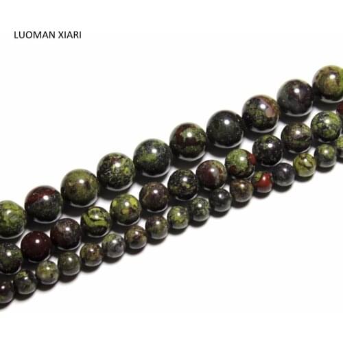 Wholesale AAA+ Natural Dragons Blood Stone Beads For Jewelry Making DIY Bracelet Necklace 6/8/10 mm Material Strand 15