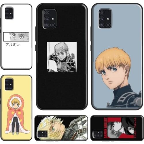 Armin Arlert Attack On Titan Case For Samsung A12 A32 A42 A52 A72 A20e A21S A11 A31 A51 A71 A70 A50 A10 A20 A02 S Cover