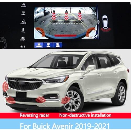 Car Parking Sensor Front And Rear Reversing Radar Assisted Automatic Parking Monitor Digital Display For Buick Avenir 2019-2021