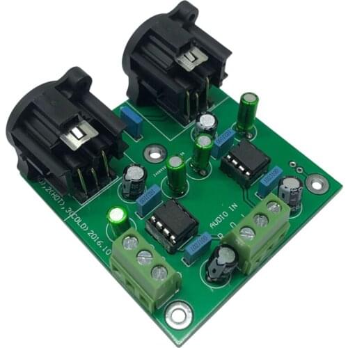 Amplifier Dual Channel,DRV134PA Dual Channel Single-Ended Conversion Balance Board For Front-End Output Balance