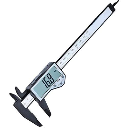 Electronic Caliper 0-150mm Digital Display Vernier Large Screen IP54 Waterproof Plastic Caliper for Antique Measuring