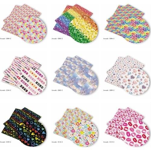 Huangtao 1Yard 70-80cm Width Print Valentines Day Liverpool Bullet No MOQ Polyester Cotton Double Brush Poly Techno Fabric