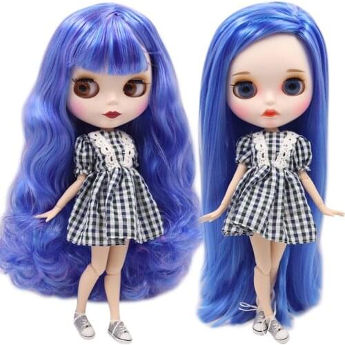 ICY DBS Blyth Doll No.BL7216/6208 Light pink mix Voilet White skin joint body 1/6 bjd ob24 anime girl