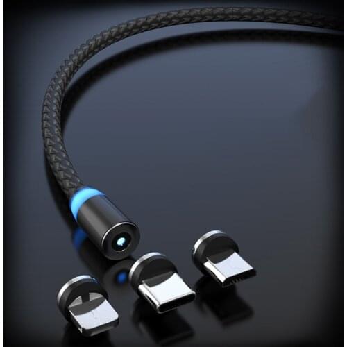 Magnetic USB Cable Fast Charging 2A Type C Cable Magnet Charger Data Charge Micro USB Cable Mobile Phone Cable USB Cord Wire