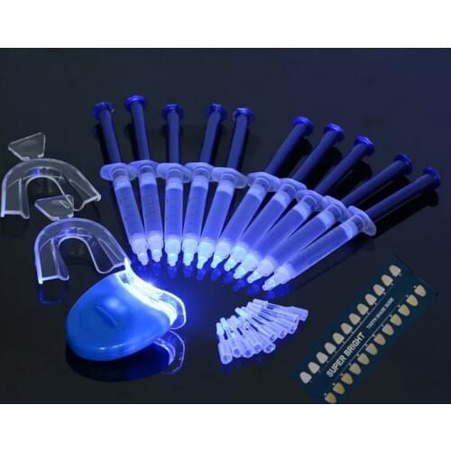 Teeth Whitening Kit Professional Peroxide Dental Bleaching System Oral Gel Kit Tooth Whitener Dental Equipment Bright Whitening