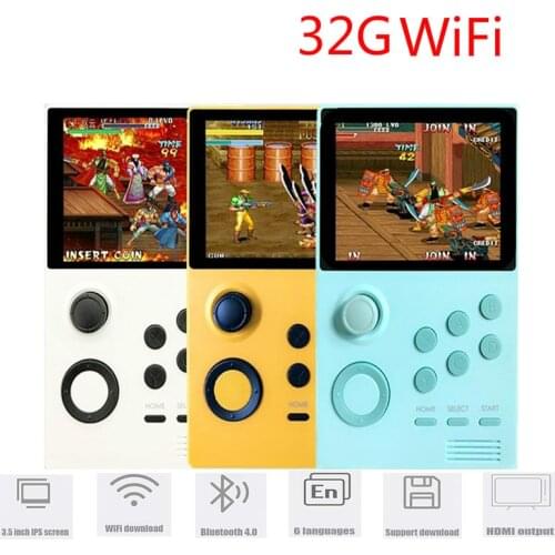 WEDOIT Pandoras Box Android supretro handheld game console IPS screen built-in n64 games 30 3D games WiFi download mame game