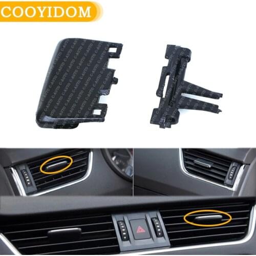 Car Interior Front Dash Center Console A/C Air Vent Outlet Black ABS Tab Clip Repair Kit For Volkswagen Octavia 2015 2016-2018