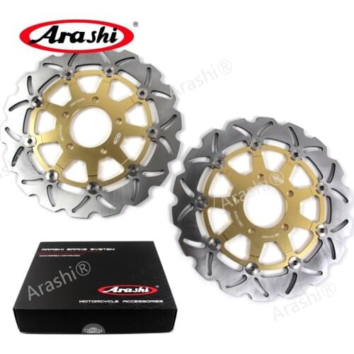 Arashi 1 Pair For SUZUKI SV650 SV 650 2003-2010 CNC Front Brake Disc Brake Rotors 2003 2004 2005 2006 2007 2008 2009 2010 GSF