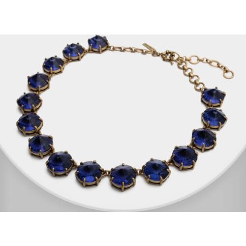 Amotita boutique blue Floral necklaces