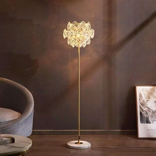 Modern Metal Floor Lamp Home Bar Villa Hotel Living Room Reading Bedroom Beside Standing Light Suspension Lamps FA201