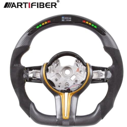LED Performance Steering Wheel with LED for BMW F22 F23 F45 F30 F31 M Series 1 Series 2 Series 3 Series