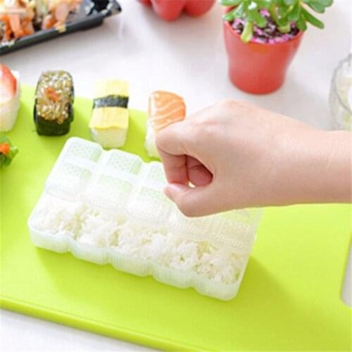 Japan Nigiri Sushi Mold Rice Ball 5 Rolls Sushi Maker Non Stick Press Bento Sushi Rice Making Sushi Tools Kitchen Accessories