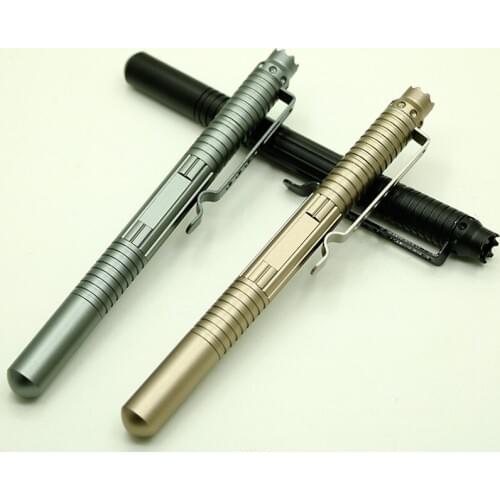 1PC Portable Defense Tactical Pen Self-Defense Ballpoint Pen For Women Men Outdoor Emergency Survival Glass Breaker Defense Pen