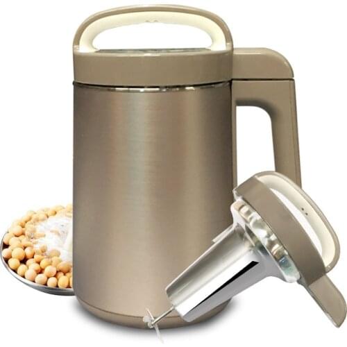 110V Household Soymilk Machine Stainless Steel Automatic Soya-Bean Milk Machine Fruit Juice Rice Paste Maker