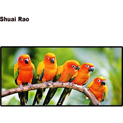 DIY Diamond Painting Rhinestone Parrot Flock Animal Bird Full Square Drill Cross Stitch Home Decor 5D Beadwork Embroidery Large