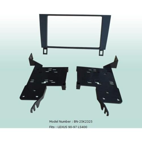 Car Fascias 2 Din Audio Panel Frame Dash Kit For Lexus LS400 1990 1991 1992 1993 1994 1995 1996 1997