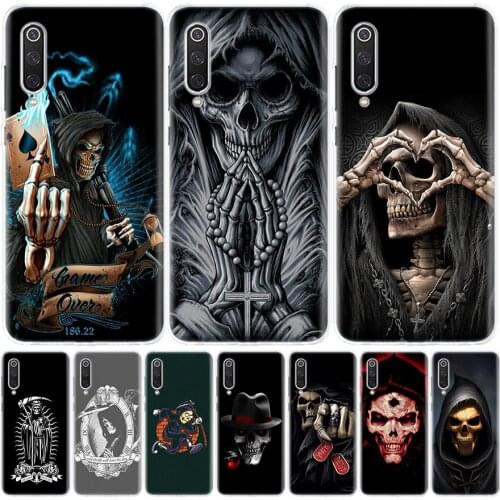 Grim Reaper Skull Skeleton Phone Case for Xiaomi Note 10 Mi 11 9 8 CC9 5X 6X A1 A2 A3 9T 10T Lite Pro Poco F1 X3 NFC F3 Cover Co