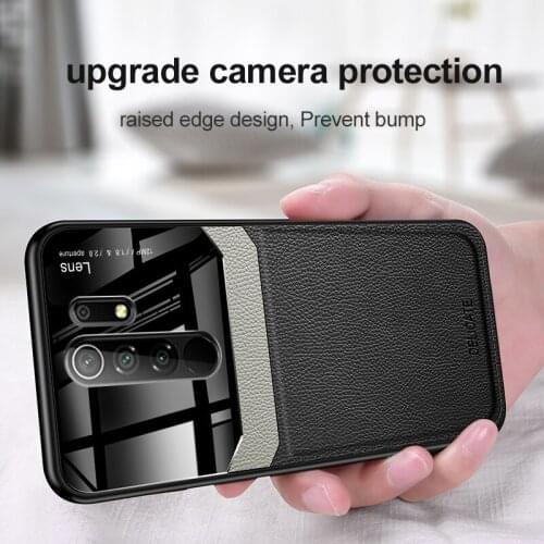 Case for Xiaomi Redmi 9 9A 9C Redmi9C Shockproof Leather Lens Glass Hard Case Cover For Xiaomi Redmi 9 Redmi9C Redmi9A