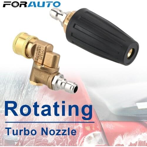 Car Cleaning For Quick Connector Rotary Pivoting Coupler Jet Sprayer Car Pressure Washer Accessory Turbo Nozzles Sprayer
