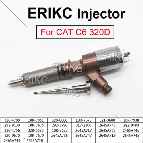 326-4700 10R-7951 320-0680 CAT Diesel Injector 10R-7673 321-3600 10R-7938 295-9130 10R-7675 For Caterpillar C6.6 320D Excavator
