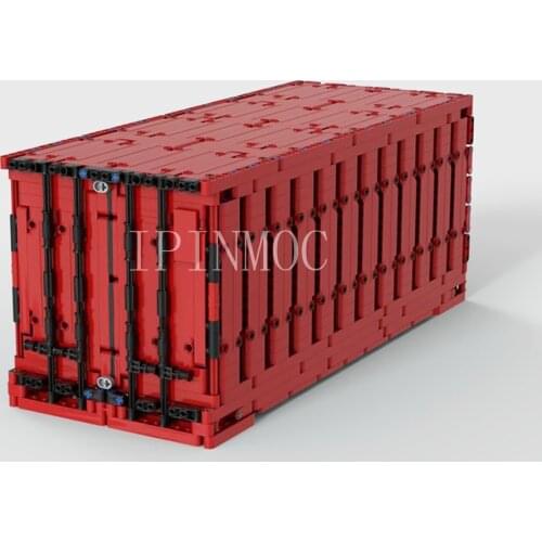 MOC-32128 40 ft Shipping Container 1/15 Scale Technology Block Accessories Static Display Container
