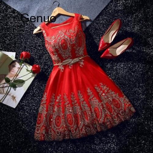 Genuo Red Summer Dresses