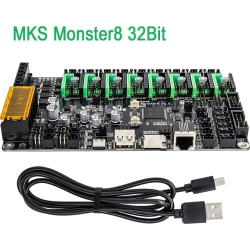 Makerbase Cloned Duet 2 Wifi V1.04 Upgrade 32bit Control Board Duet2 Wifi 32 bit Motherboard For CNC Machine ender 3 pro