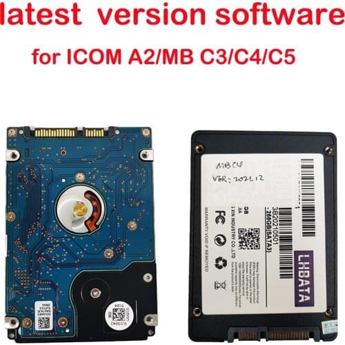 Newest V2020.12 Full Software HDD/SSD for MB STAR C3/C4/C5 ICOM A2/NEXT Work for D630 CF19 CF30 T430 Mostly of Laptop