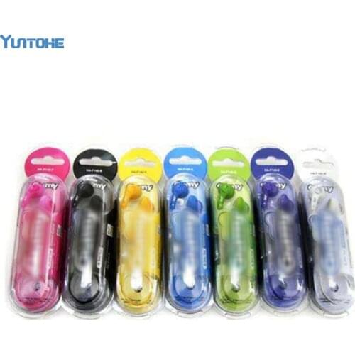 Wholesale 3.5mm HA-F150 for iphone 6 5 Gummy In-Ear Earphone for MP3/MP4/PSP For Moible Phone Colorful 8color