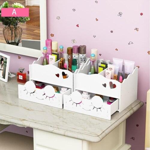 Storage plastic cosmetic box,Home Desk organization Drawer type Organizer Multifunctional cosmetic storage box