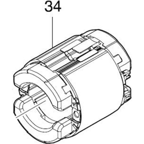 MAKITA 594679-2 220-240V Field Stator for HS7010