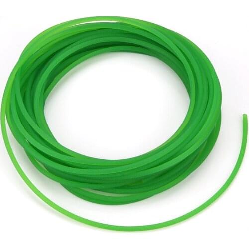 PU Polyurethane Round Conveyor Belt for Drive Transmission Green Rough Surface Orange Smooth Surface Drive Belt
