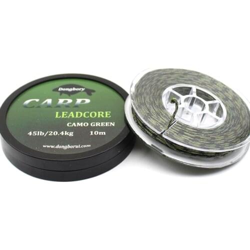 Hooklink Carp Fishing Line Leadcore Hook Link Camouflage Braided Line Hair Rig Lead Core Tackle Carp Fishing Line with lead Core