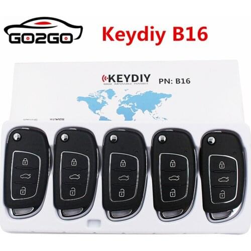 5PCS/LOT)B16 KEYDIY remote control 3 button B series remote control for KD900 URG200 KD200 make new remote key