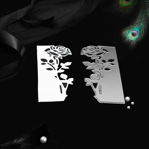 Rose Metal Cutting Dies Scrapbook Paper Craft Decoration Dies Scrapbooking Stencils for DIY Scrapbooking Stamp Paper Card