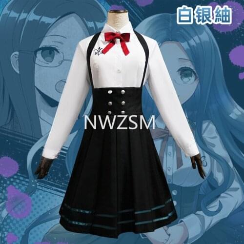 Anime Danganronpa V3 Shirogane Tsumugi Original Edition JK Uniform Cosplay Costume Women Halloween Party suits